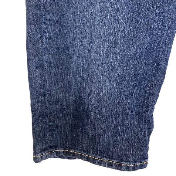 Paige Canyon Shorts Women's Bermuda Mid-Rise Medium Washed Denim Blue Size 27 - Picture 6 of 13